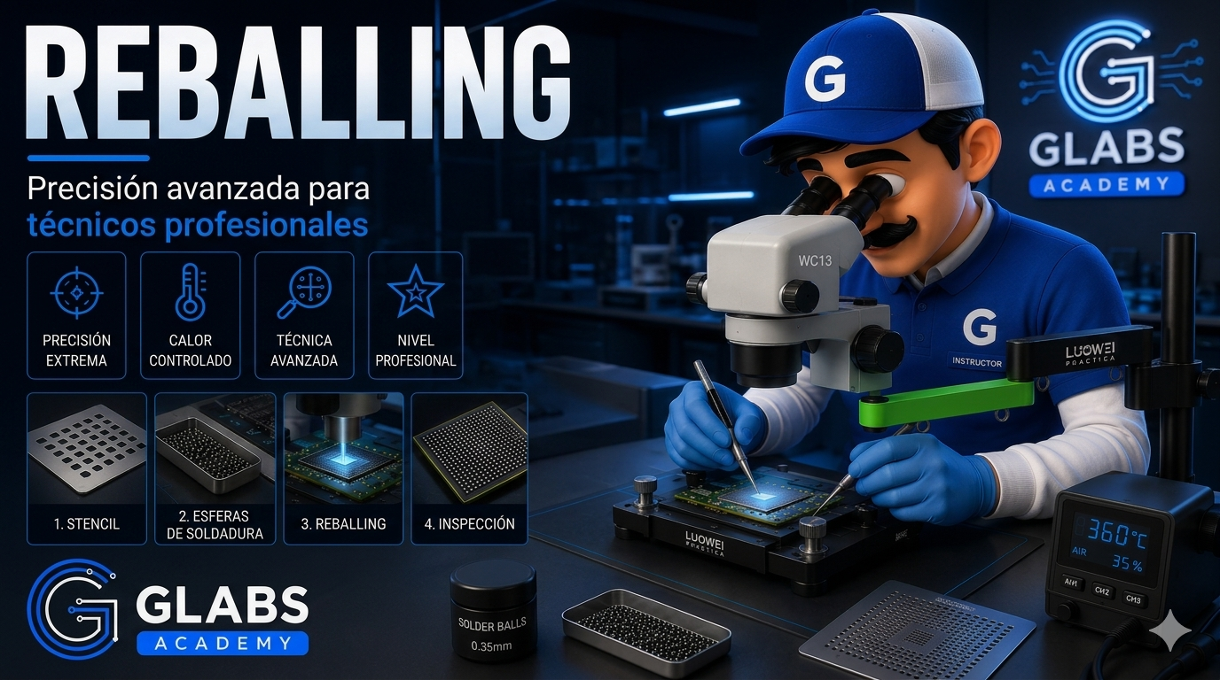 Reballing y Microsoldadura